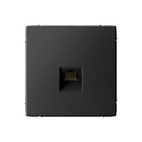 Розетка компьютерная без рамки Systeme Electric ArtGallery  1-м. RJ45 CAT 6А базальт картинка